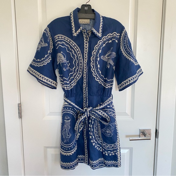 Alemais Oceane Mini Dress Sz US 2 - Picture 5 of 7